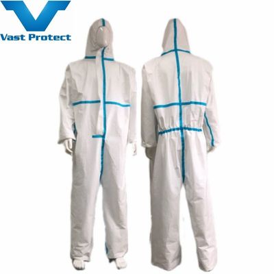 Faixa azul de revestimento de microfilme descartável branco personalizado