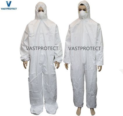Vestuário de proteção de estilo todo-em-um para pintura com spray Vestuário descartável