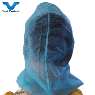 35 x 45 cm Capa de proteção de capuz não tecida de PP azul personalizada para tampa espacial resistente à poeira