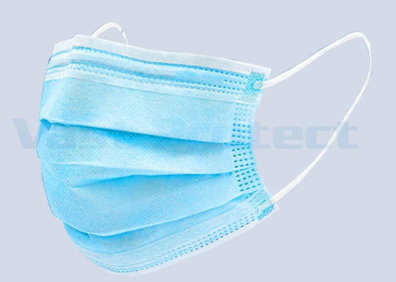 Período de validade 2 anos EN14683 Fornecimento hospitalar Disponível 3 Ply Respirável Earloop Máscara facial