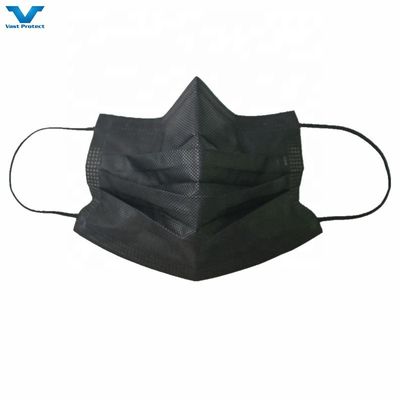 Directo CE EN14683 Máscara facial médica elástica descartável Branco Preto Para Todos Não Estéreis