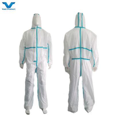 Tipo CE 5 6 Approvado Trajes de protecção descartáveis Trajes não tecidos Serviço personalizado