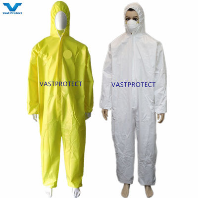 Equipamento de protecção individual profissional de segurança Tyvvk Chemical Disposable Coveralls
