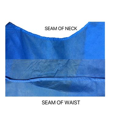 120 x 140 cm Vestido de isolamento SMS Proteção leve durável Com certificação CE