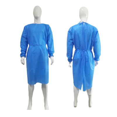 Período de validade 3 Anos Vestido de isolamento traseiro Vestido de isolamento nível 2 SMS Tecido à prova d' água