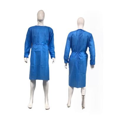Roupa de isolamento SMS descartável não estéril e suave e respirável ANSI GB15979-2002