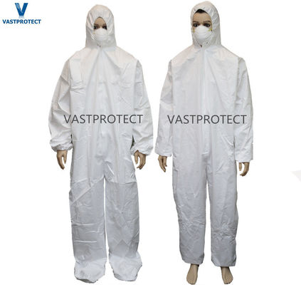 Tipo padrão 5 6 Branco SMS não tecido Microporoso Combatentes descartáveis Trajes para pintura
