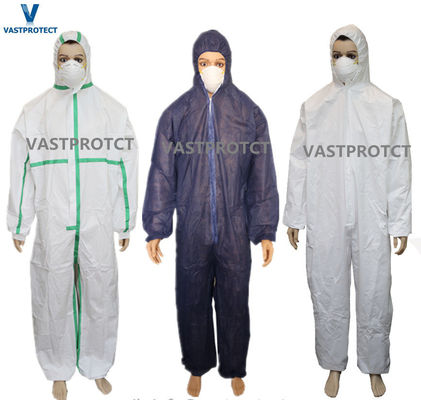 3XL Camisola descartável à prova de ácido 50GSM 55GSM 60GSM 65GSM 70GSM