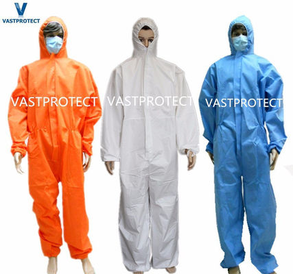 Certificado CE Tipo 5/6 Cat 3 VPT621 Calças descartáveis de segurança Ebola Calças de segurança