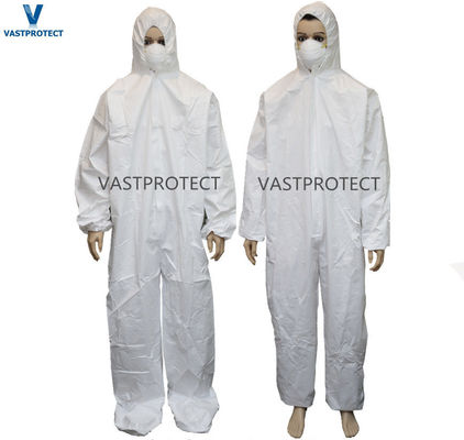 Pagamento inicial Roupas de protecção maillots descartáveis com algemas elásticas e capuz