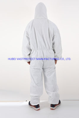 Camisola descartável impermeável com filme microporous de PP, de ambos os sexos e respirável