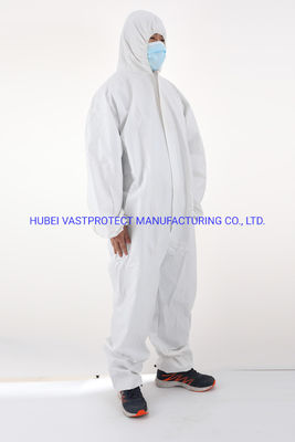 Camisola descartável impermeável com filme microporous de PP, de ambos os sexos e respirável