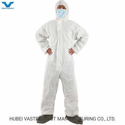 Categoria 3 Tipo 56 Impermeável Respirável Disponível Microporoso Branco Benefício Geral 60GSM