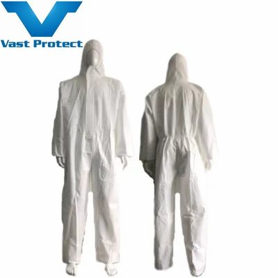 Camisa de tecido microporous antiestático descartável e respirável para proteção suave