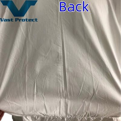 Camisa de tecido microporous antiestático descartável e respirável para proteção suave