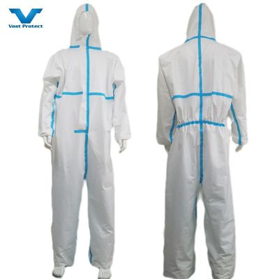 En1149 Camisa antiestática com fita de costura 175 x 140 cm sem cobertura de calçado
