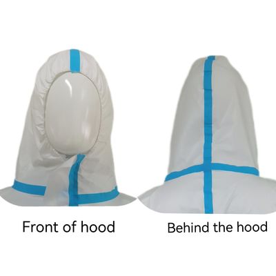 Acoplamentos de protecção descartáveis de cor branca e impermeável, com função anti-espalhamento