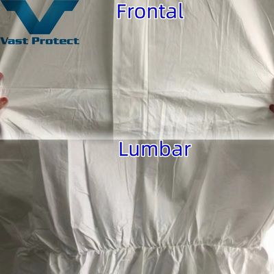 Disponível Respirável Anti-estático À prova d'água Micro-Filme Traje à prova de poeira e salpicos