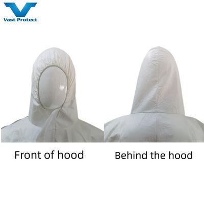 S-5XL Branco Impermeável Microporous Protector PPE Safety Covers For USA Market