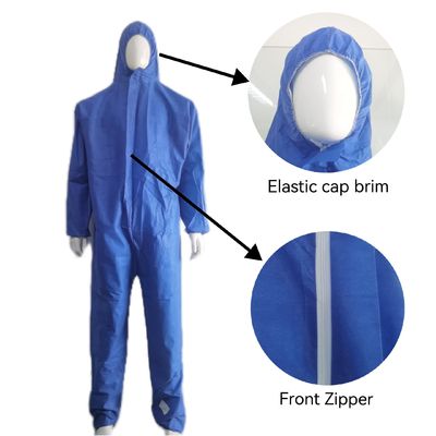 Traje de proteção anti-vírus impermeável geral CE Tipo5 6 Modelo N.O. VASTPROTECT-609