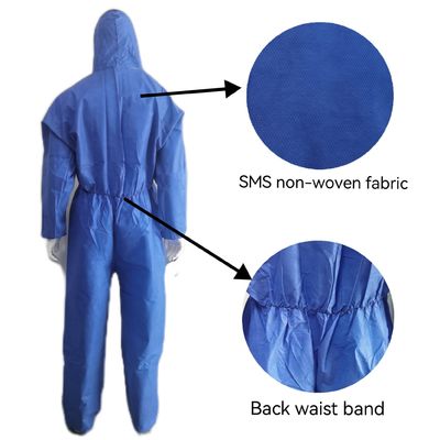 Traje de proteção anti-vírus impermeável geral CE Tipo5 6 Modelo N.O. VASTPROTECT-609