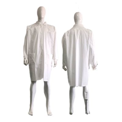 Roupas de trabalho não tecidas personalizadas PPE de proteção uniforme casaco de visitante casaco de laboratório VASTPROTECT-501
