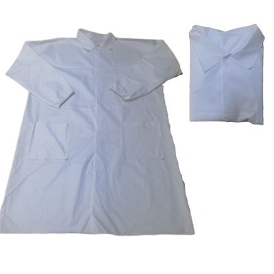 Roupas de trabalho não tecidas personalizadas PPE de proteção uniforme casaco de visitante casaco de laboratório VASTPROTECT-501