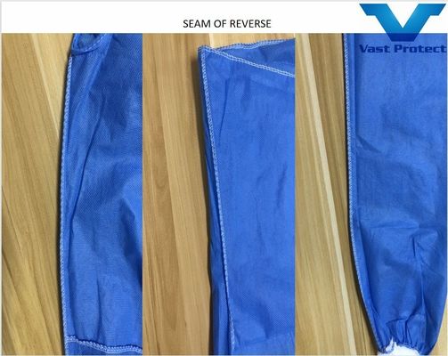 Transmissão rápida de umidade Vestido cirúrgico descartável Cuidados de saúde Hidropônico protetor En13795-2-2019 Anti-mofo Anti-bacteriano