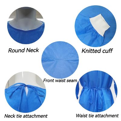 Fornecimento adequado VASTPROTECT Vestido cirúrgico azul Protecção antiestática macia para jardinagem disponível para personalização