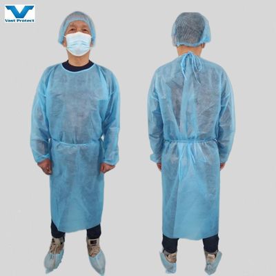 Vestes de isolamento SMS/PP/PP PE antiestáticas macias