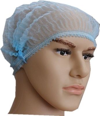 Pedido personalizado oferecido não tecido de PP de tira elástica única descartável Clip Mob Cap