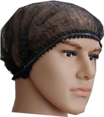 Pedido personalizado oferecido não tecido de PP de tira elástica única descartável Clip Mob Cap