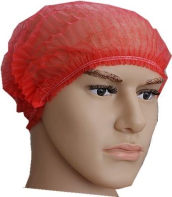 Pedido personalizado oferecido não tecido de PP de tira elástica única descartável Clip Mob Cap