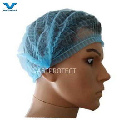 Disponível Azul 18g PP Clip Mob Bouffant Cap Para Processamento de Alimentos Disponível