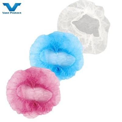 Disponível Azul 18g PP Clip Mob Bouffant Cap Para Processamento de Alimentos Disponível