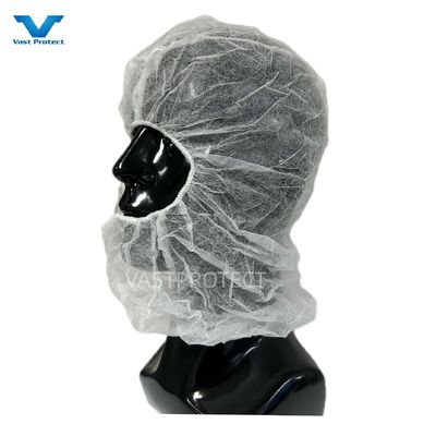 Capuz de proteção descartável não tecido de PP Ninja Balaclava Astronauta Espacial Com Certificado ISO