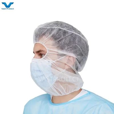 Não tecido PP Ninja Balaclava Hood Para Proteção 60000 PCS / dia de fornecimento