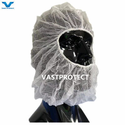 Não tecido PP Ninja Balaclava Hood Para Proteção 60000 PCS / dia de fornecimento