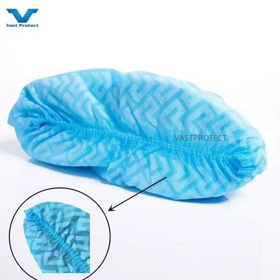 Estilo elástico PP descartável 10-30g Azul Antiderrapante Impresso Cobertura de Calçado Profissional
