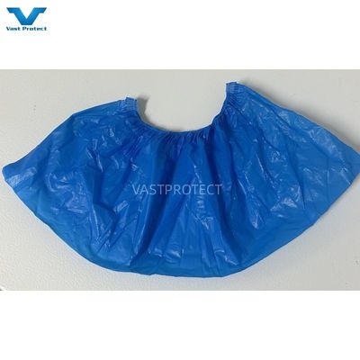 Cobertura de sapato impermeável descartável CPE para sala de limpeza