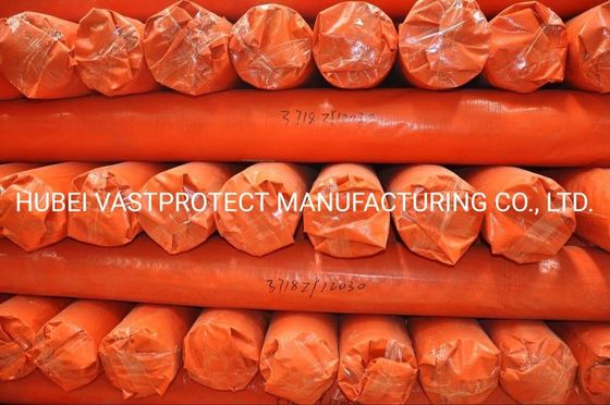 12ft Largura 100ft Comprimento Duplo Laranja PE Poly Tarps Roll Heavy Duty Multi-purpose