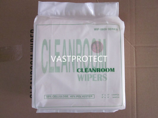 Lint Free Cleanroom Paper Wipers for LCD Screen Cleaning Não impermeável e poliéster
