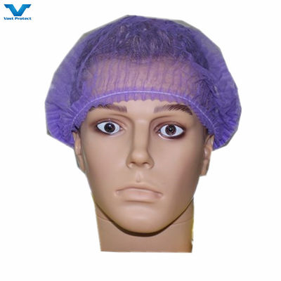 Não esterilizado Personalização descartável não tecido PP Mob Clip Strip Bouffant Hairnet Cap