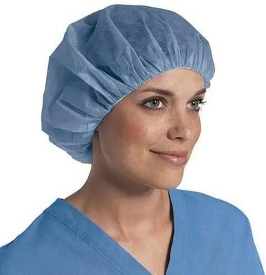 12GSM Papel não tecido de blusa redonda descartável para cirurgia e medicina em amarelo