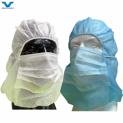 Oficina de Indústria de Processamento de Alimentos Ninja Balaclava Capuz de cobertura de cabeça com máscara facial de 2 camadas