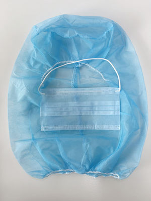 Oficina de Indústria de Processamento de Alimentos Ninja Balaclava Capuz de cobertura de cabeça com máscara facial de 2 camadas