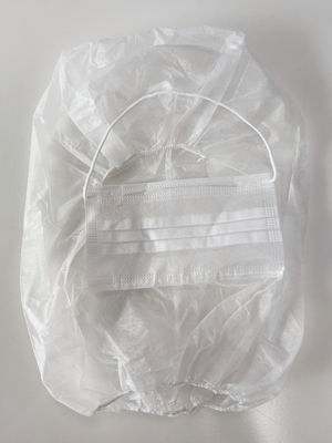 Disponível não tecido de PP Ninja Astronauta Espacial Balaclava Cobrir cabeça Hood com 2 Ply máscara facial