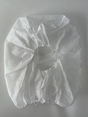 Material de polipropileno Balaclava de protecção descartável para a indústria de transformação de alimentos