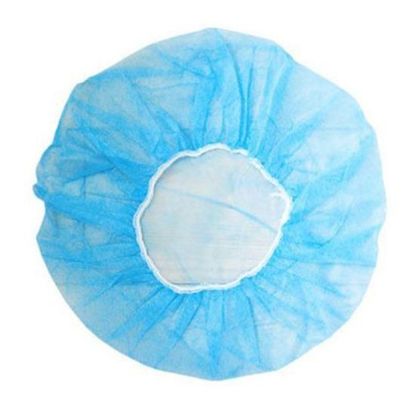 Papel não tecido de fibra de poliéster descartável de chapéu redondo 21 prime / 24 prime Inch Diâmetro 53/60cm 10/12GSM 100/Bx 1000pack