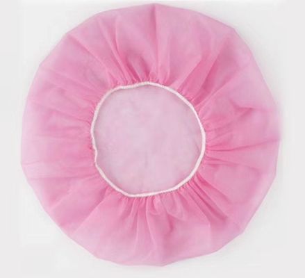 Papel não tecido de fibra de poliéster descartável de chapéu redondo 21 prime / 24 prime Inch Diâmetro 53/60cm 10/12GSM 100/Bx 1000pack